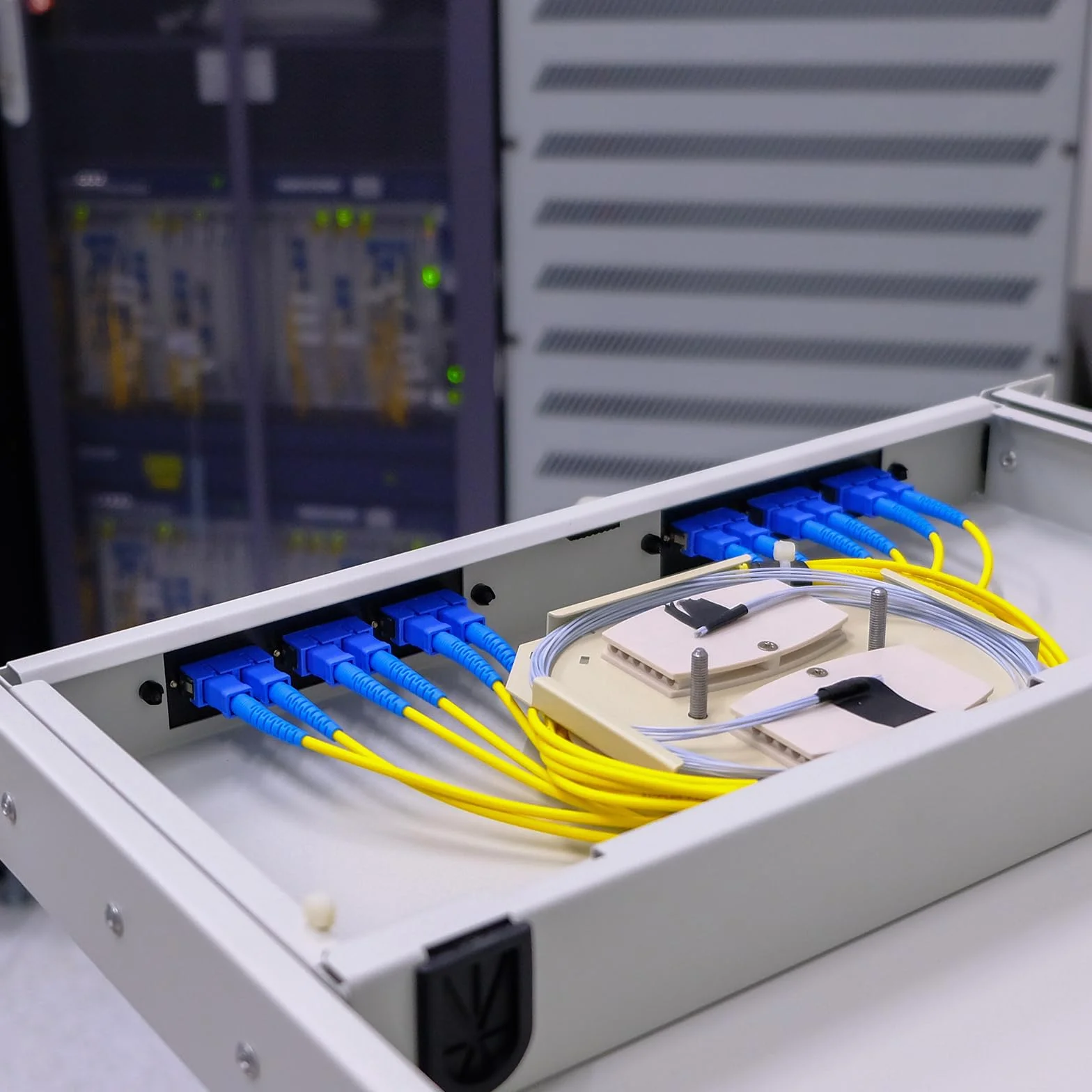 QUARKZMAN Adattatore Ottico in Fibre Lc Femmina-Sc/Upc Femmina, Adattatore Simplex a Singola Modalità, Lc-Sc/Upc, per Connettore di Rete Internet, 1 Pezzo