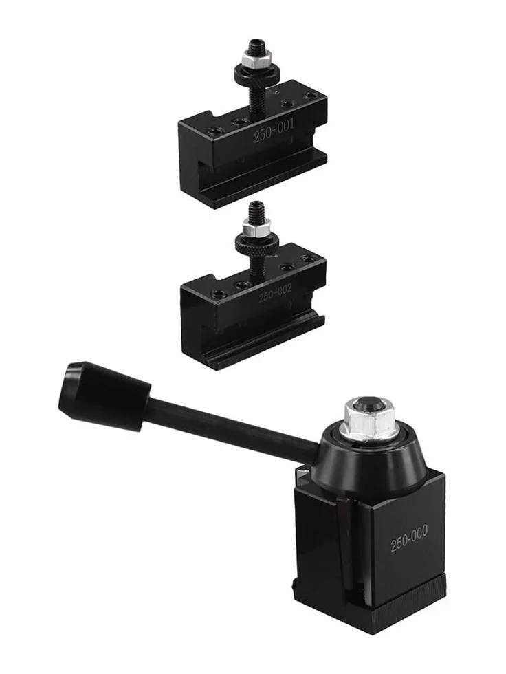 SPORTARC Set di attrezzi per tornio a cambio rapido, in acciaio temprato, kit da 3 pezzi per torni a battente da 6 a 9", modelli 250-000/001/002
