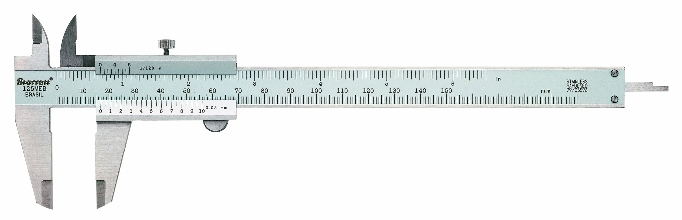 Starrett 125 Mea – 6/150 calibro con 15,2 cm/150 mm Range e .02 mm/.001-inch