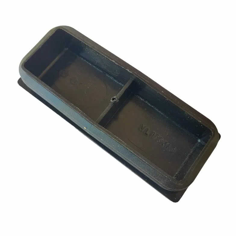 TAPPO PLASTICA RETTANGOLARE COPRIPILASTRI PROFILATO 100mm x 40mm