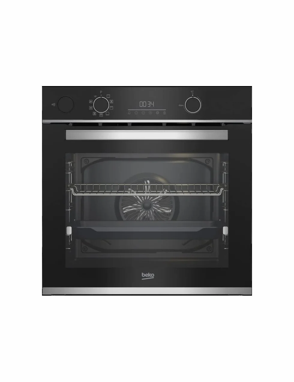 FORNO BBIS13300XPE 72L VETRO NERO PIROL. BEKO