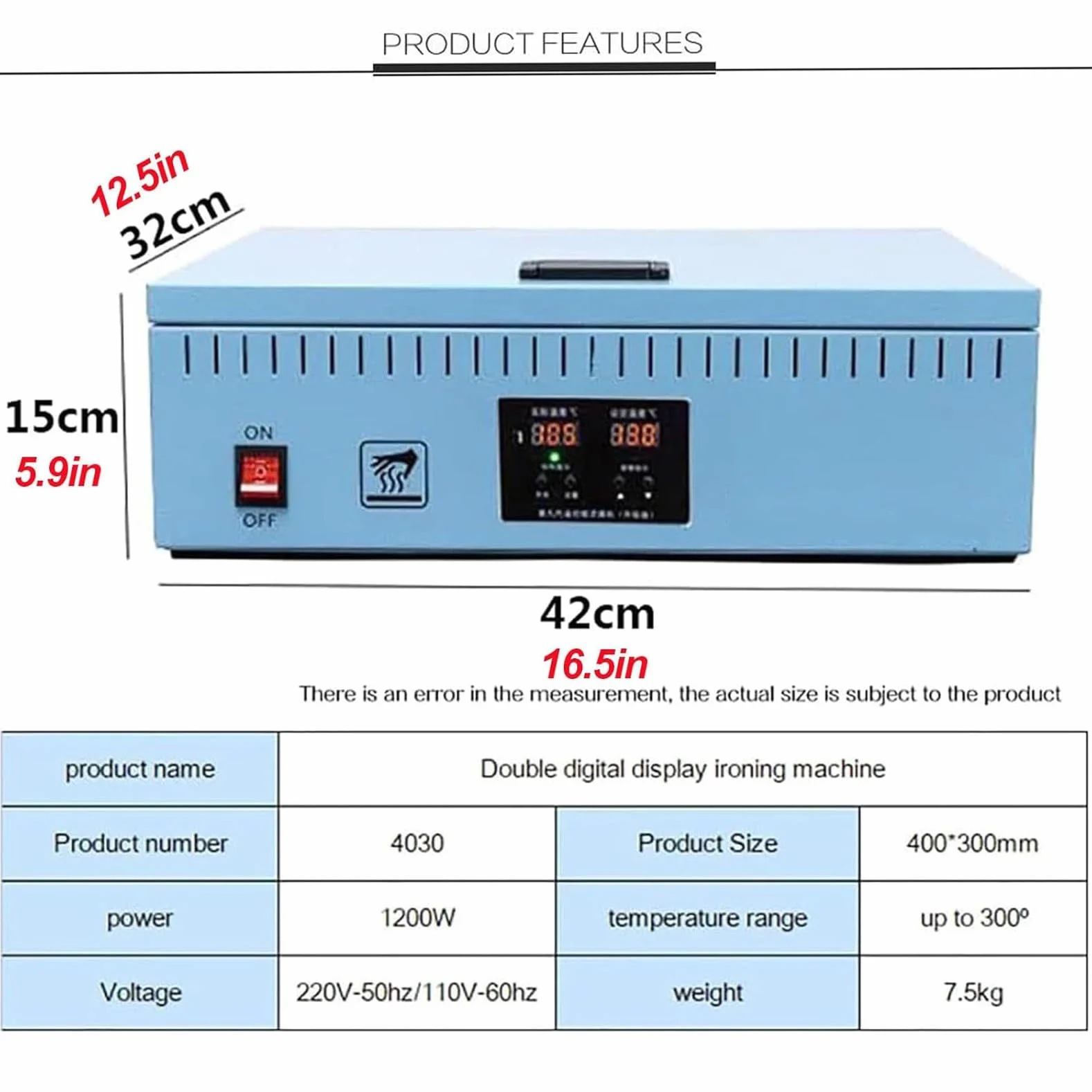 Macchina avvolgitrice in cellophane da 1200 W, Macchina per l'imballaggio di Film, Cosmetici, scatole e Confezioni per Alimenti e Frutta nei supermercati. Blue