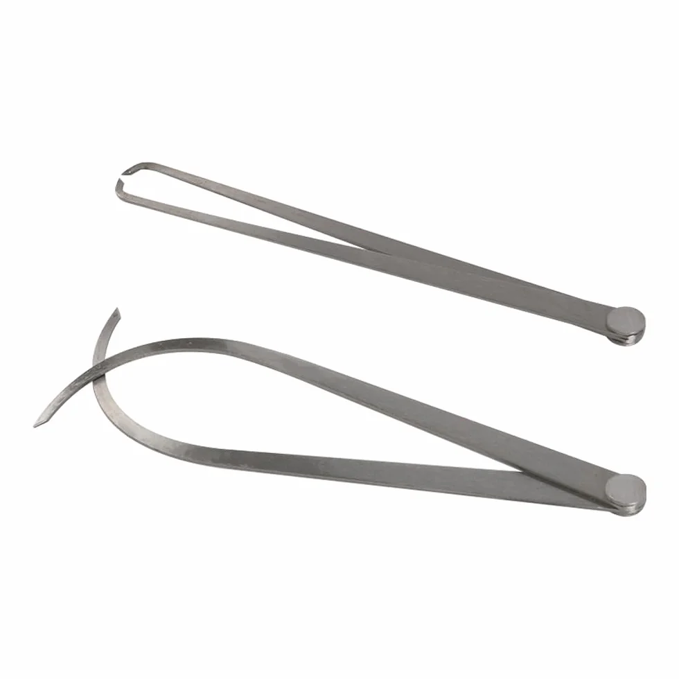 Sarini Calibro a corsoio in Argento Calibro Interno ed Esterno Calibro a Giunto Solido Strumento di misurazione in Metallo Calibro Interno ed Esterno 1 Paio
