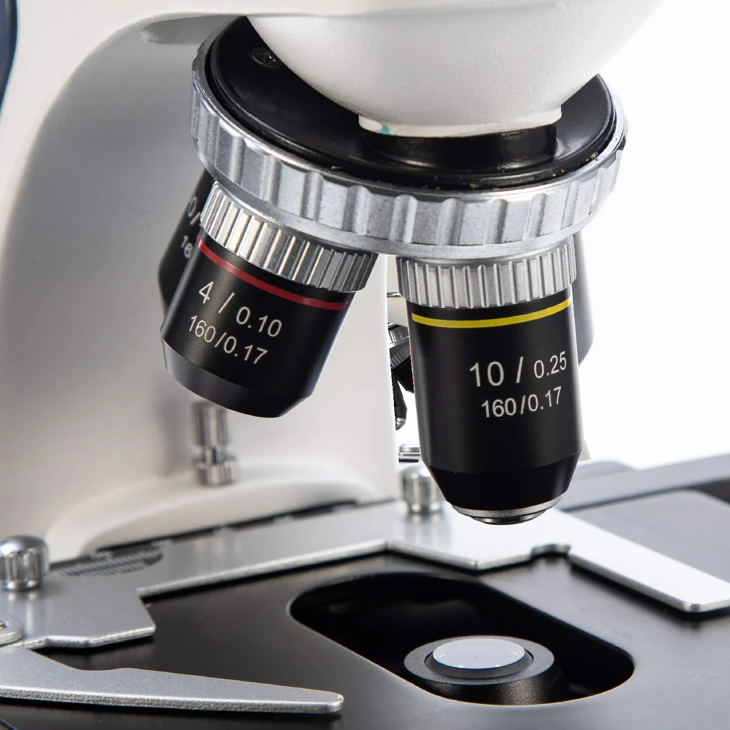 SWIFT SW380T Microscopio 40X-2500X, Microscopio da Laboratorio Composto Trinoculare per la Ricerca con Oculari WF 10X/25X, Tavolino Meccanico, Messa a Fuoco Ultraprecisa, Compatibile con Fotocamera