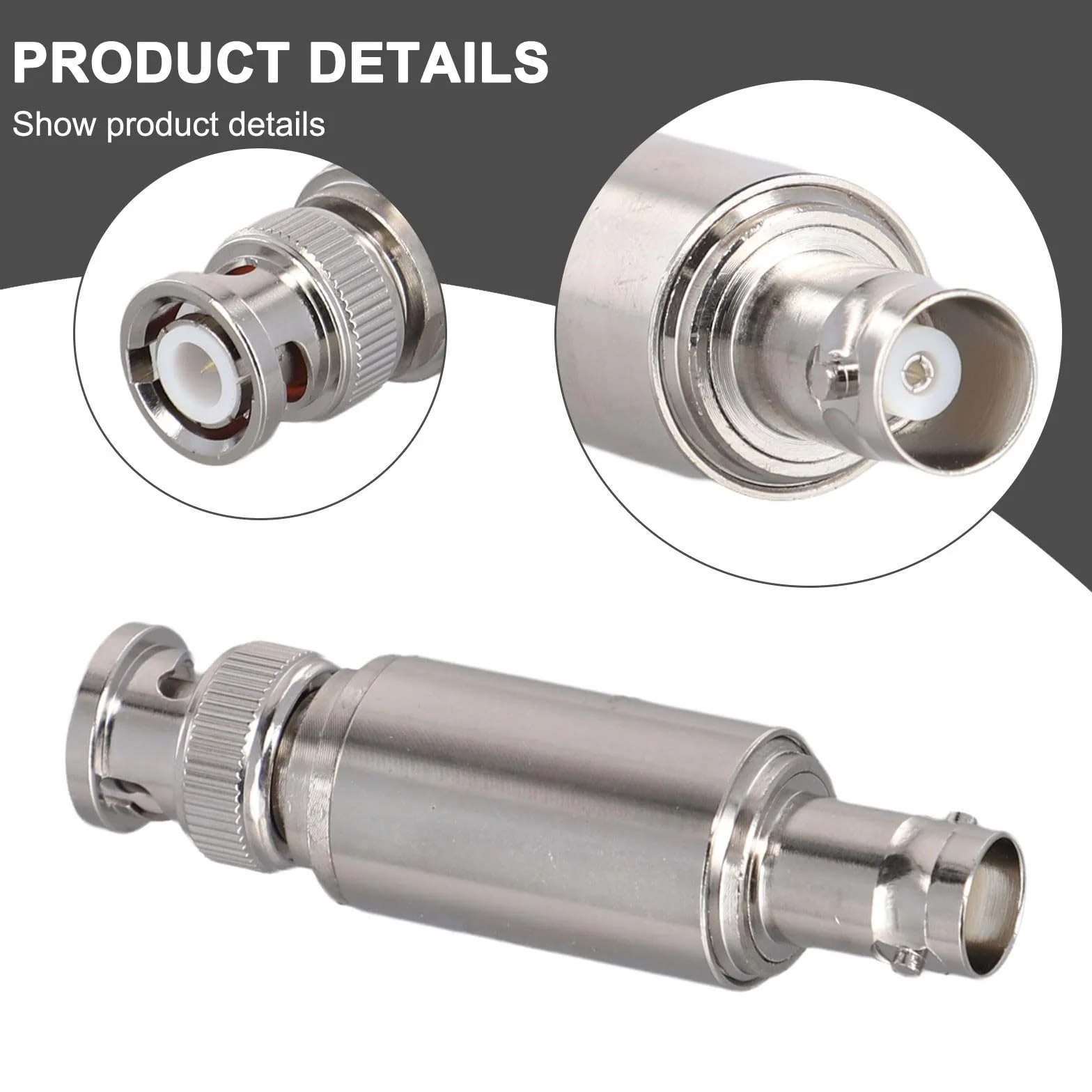 BNC RF Attenuatore DC-3GHz 50Ohm Maschio a Femmina 5dB