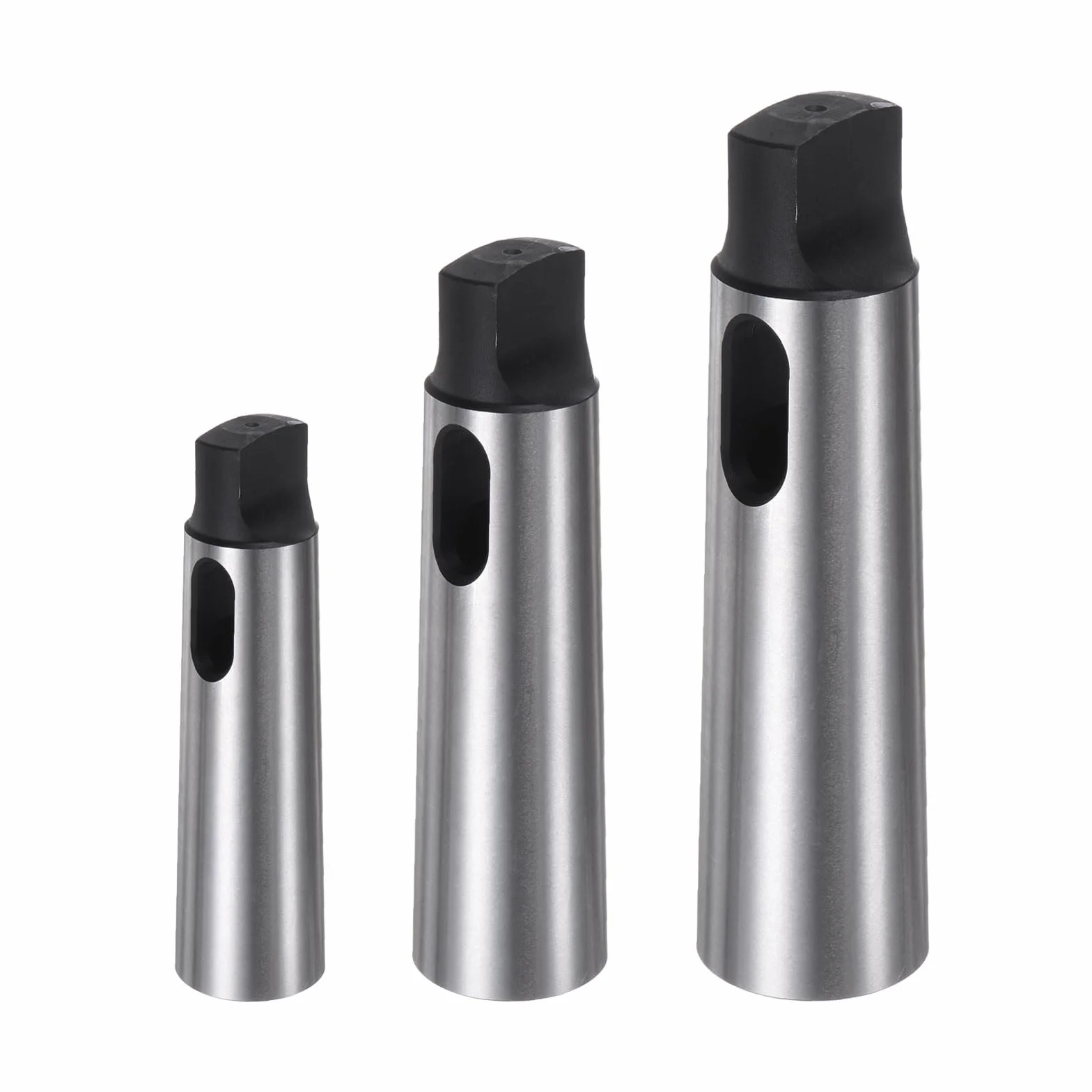 QUARKZMAN 3pz Morse Cono Adattatore Mt2—1、Mt3—2、Mt4—3 Precisione 0.02mm Alto Tenore Carbonio Acciaio Trapano Manicotto Riduzione Trapano Mandrino Manicotto per Tornio Fresatura Parte
