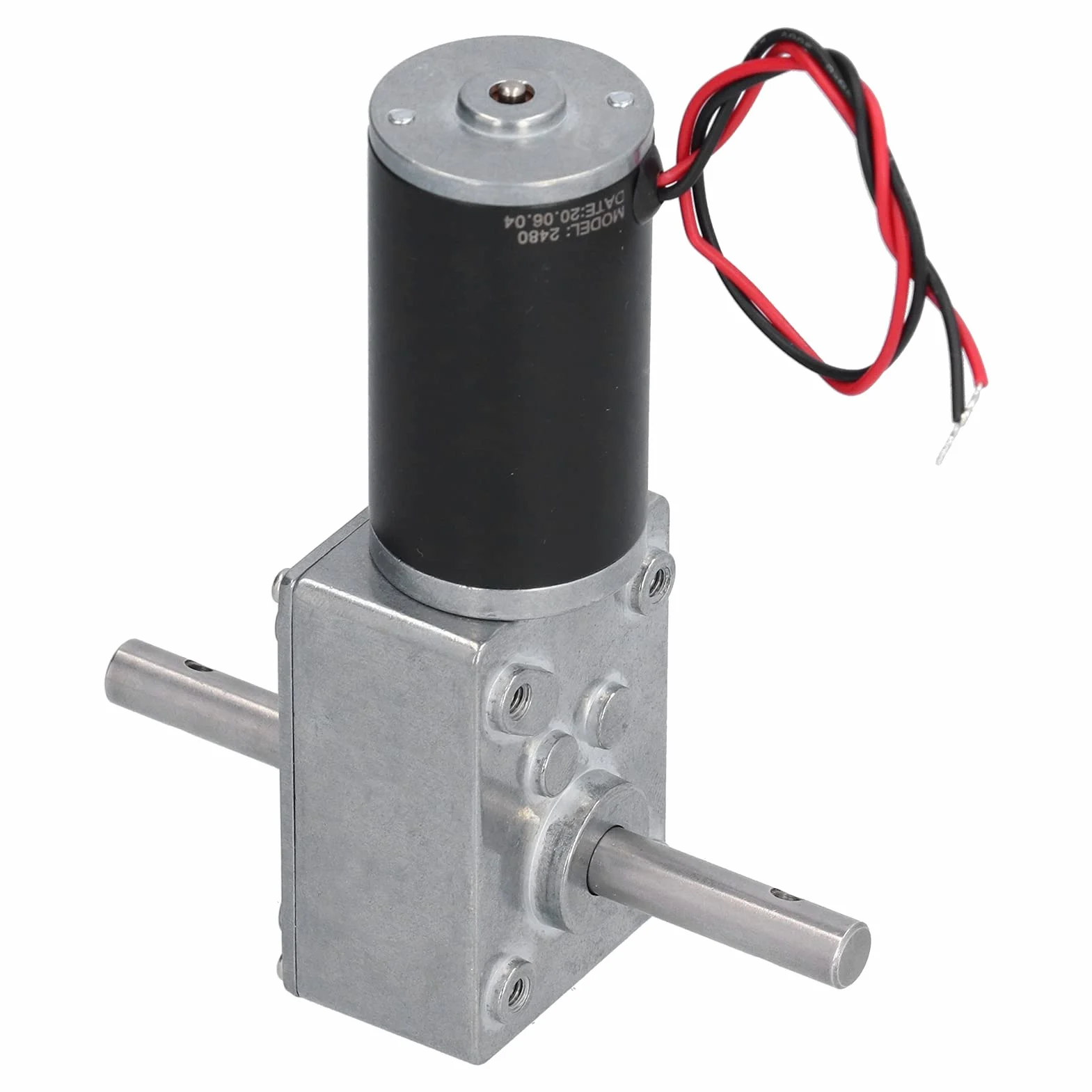 Motoriduttore in Acciaio Inossidabile DC12V 12RPM 8mm Albero di Uscita