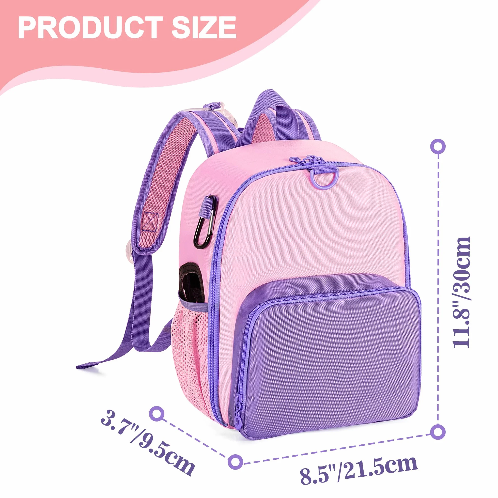 CURMIO Zaino per Tubo di Alimentazione G Tube J Tube GJ Tube, Zaino per Pompa di Alimentazione Enterale, Rosa (Solo Borsa)