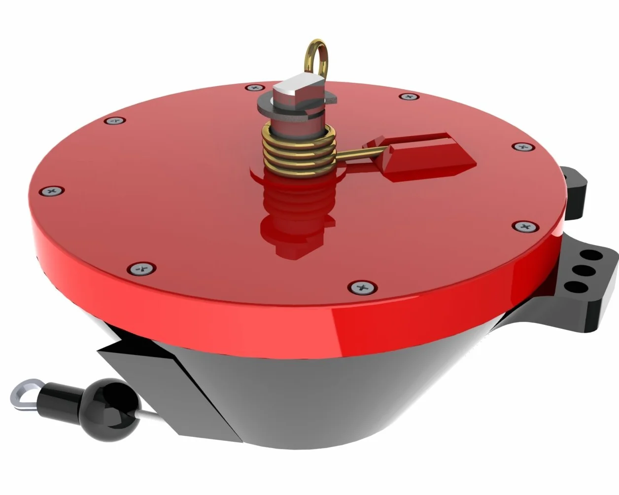 Bilanciatore BS3RI portata 9,0/14,0 kg cavo 2,10 mt Acciaio rivestito Rilsan