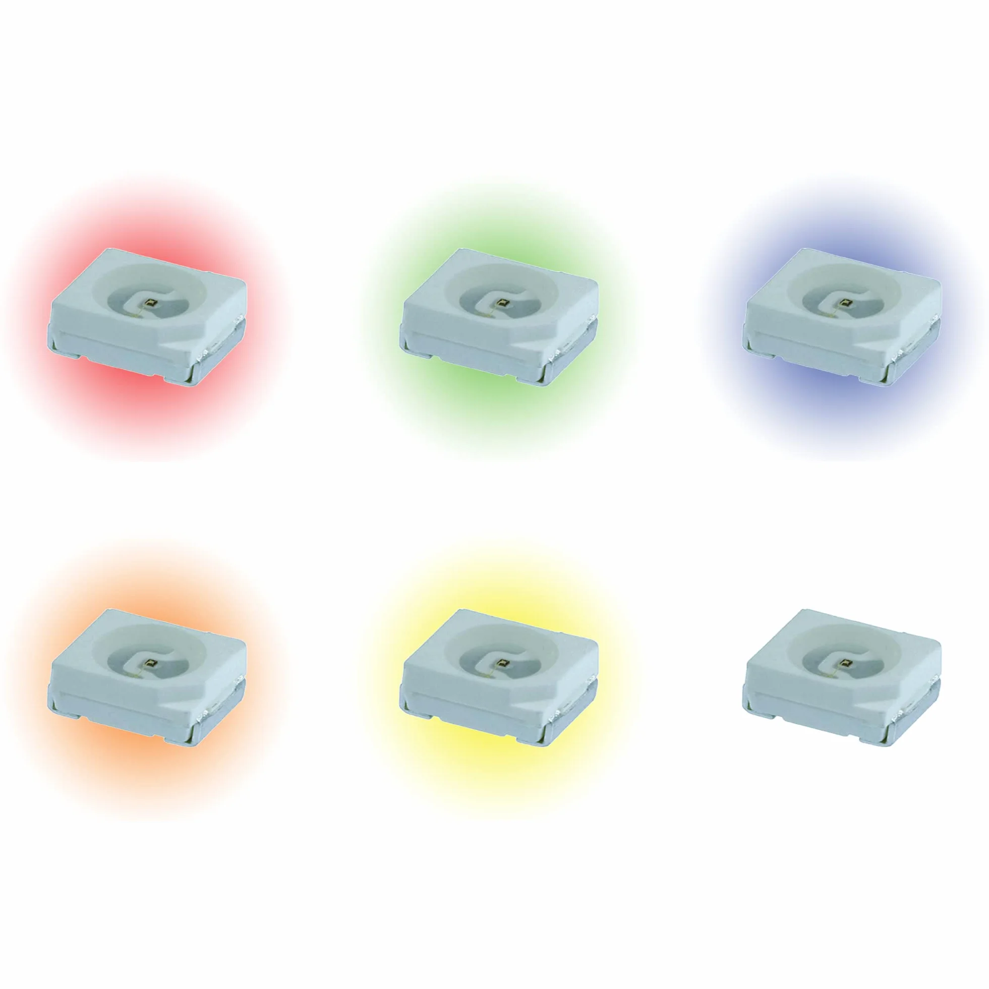 Kit di LED SMD 3528-6 colori - 60 pezzi