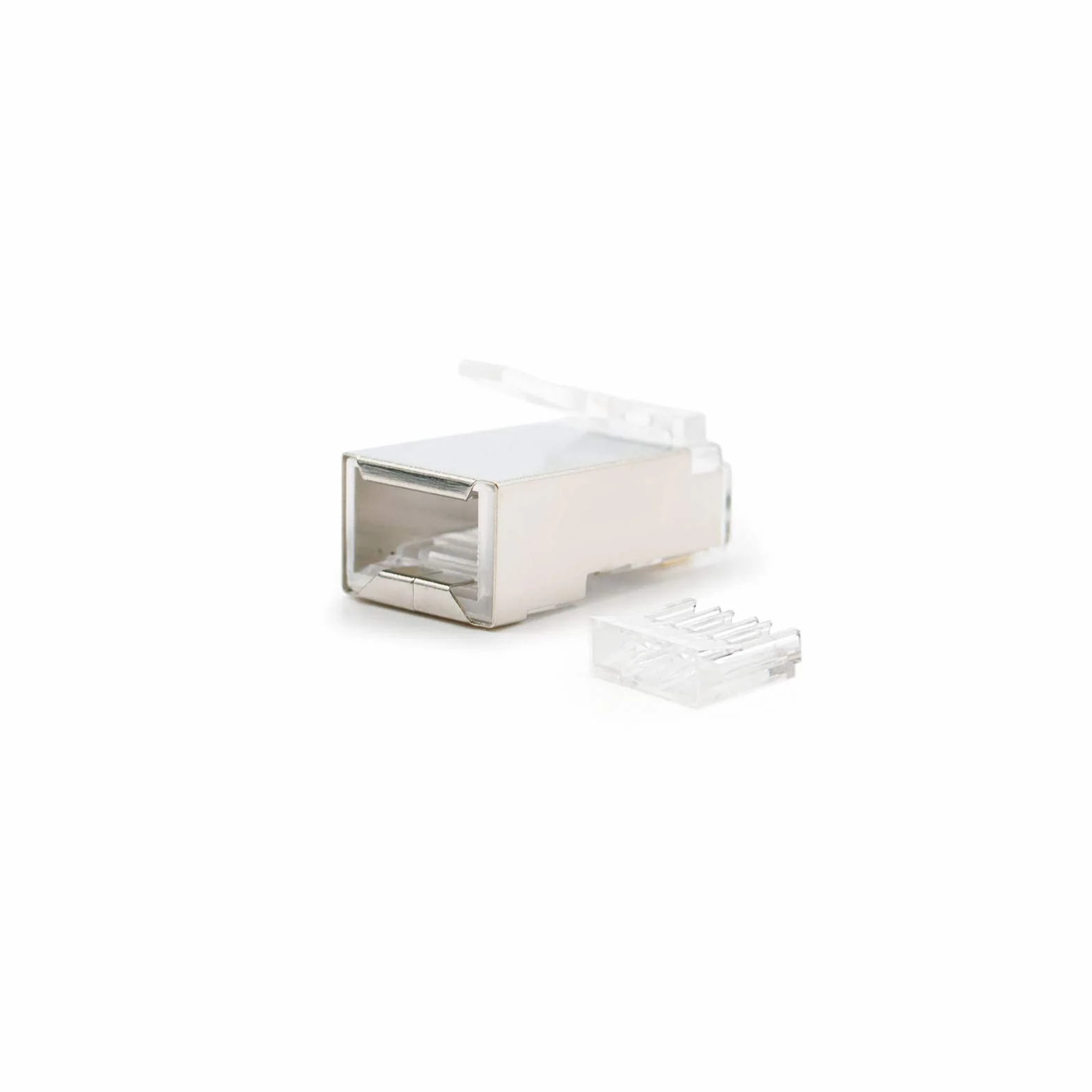 Nanocable - 10.21.0203 - Connettore per cavo di rete Ethernet RJ45, 8 fili FTP cat. 6, 10 unità Bag