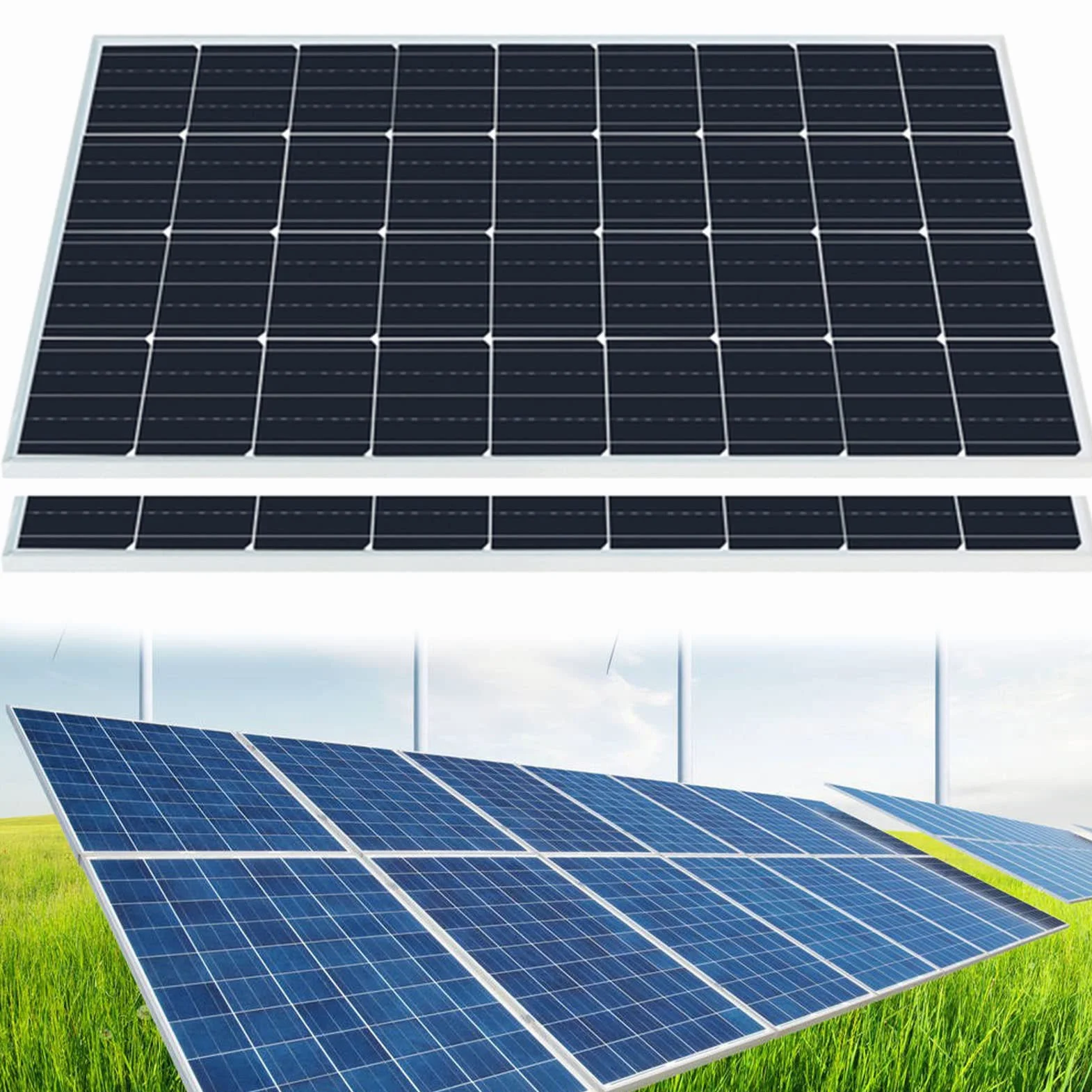 Pannelli solari fotovoltaici 200w/400w/800w, Kit di Pannelli solari Flessibili da 400w con Ricarica in Loco, 18v ad Alta efficienza per Auto, roulotte, Barche, Due Pezzi.
