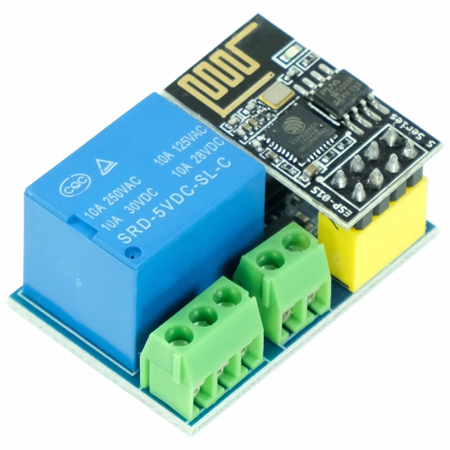 Modulo WLAN ESP-01 ESP8266 con relè shield, 5-12 V, per applicazioni Arduino, IoT, Smart Home