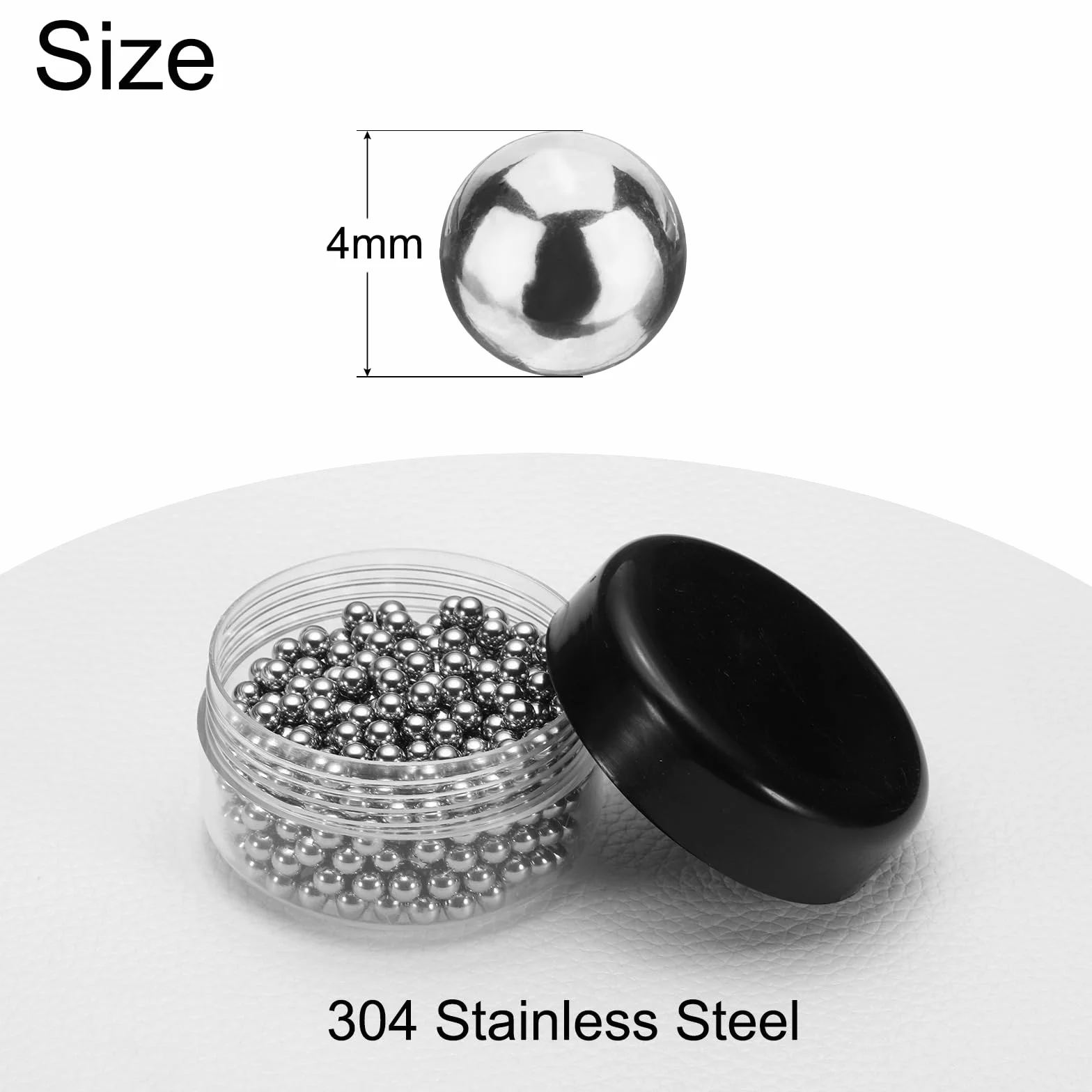 QUARKZMAN 500 Pz Sfere di Cuscinetti in Acciaio Inossidabile 304 G100 4 mm