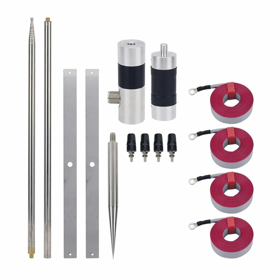 Antenna HF Portatile GPTWO-PRO 7-54MHz per Onde Corte GP Antenna Esterna per Radioamatori
