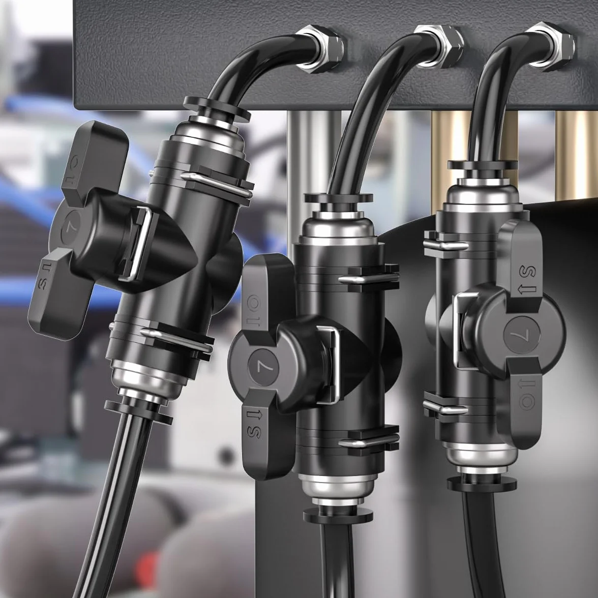 Bwintech 8 mm Valvola a Sfera Pneumatica Raccordo Aria a Connessione Rapida