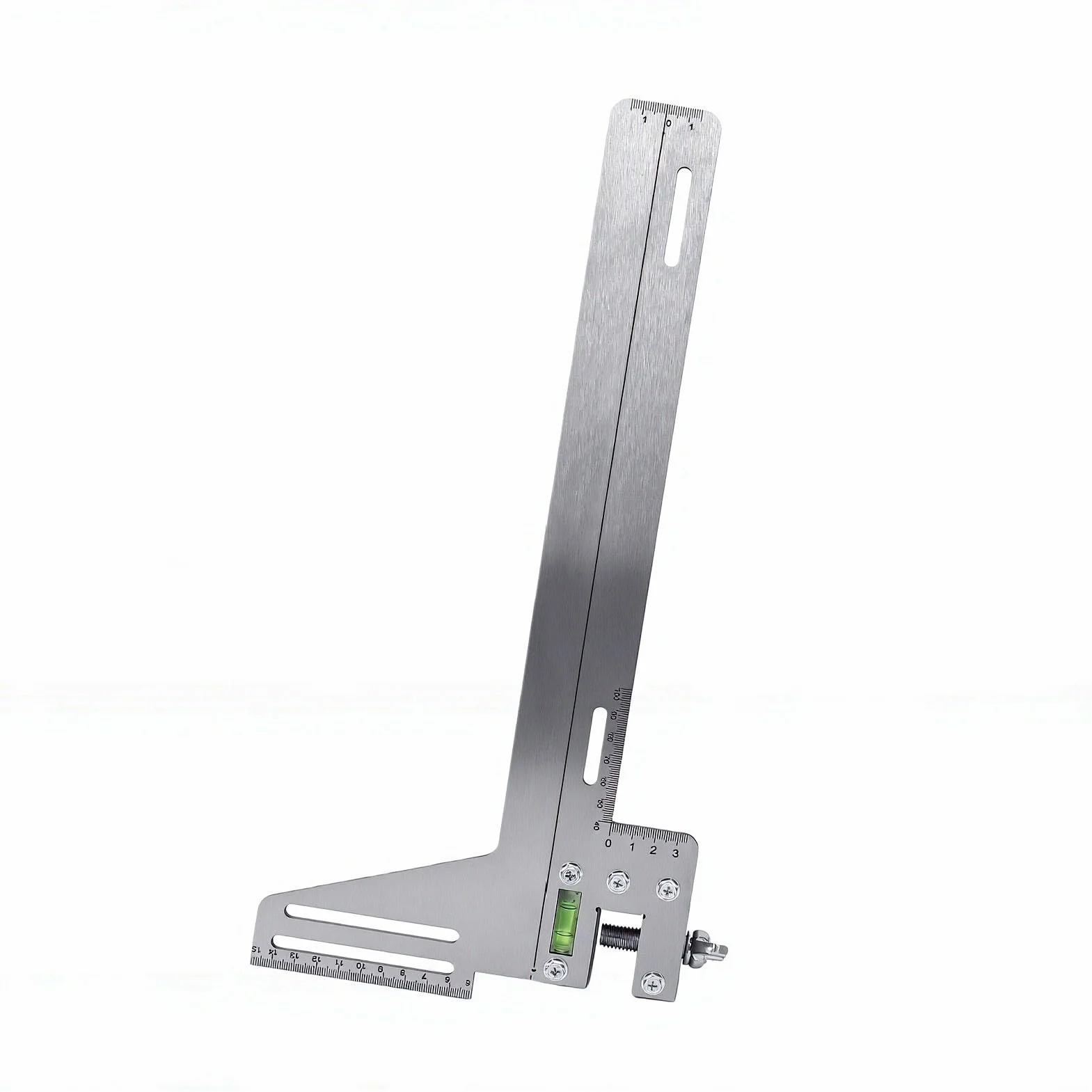 Righello per Posizionamento Elevatore, Calibro Guida 400 mm in Acciaio Inossidabile, Strumento di Misurazione Preciso per Manutenzione Ascensori e Dimostrazioni Scolastiche