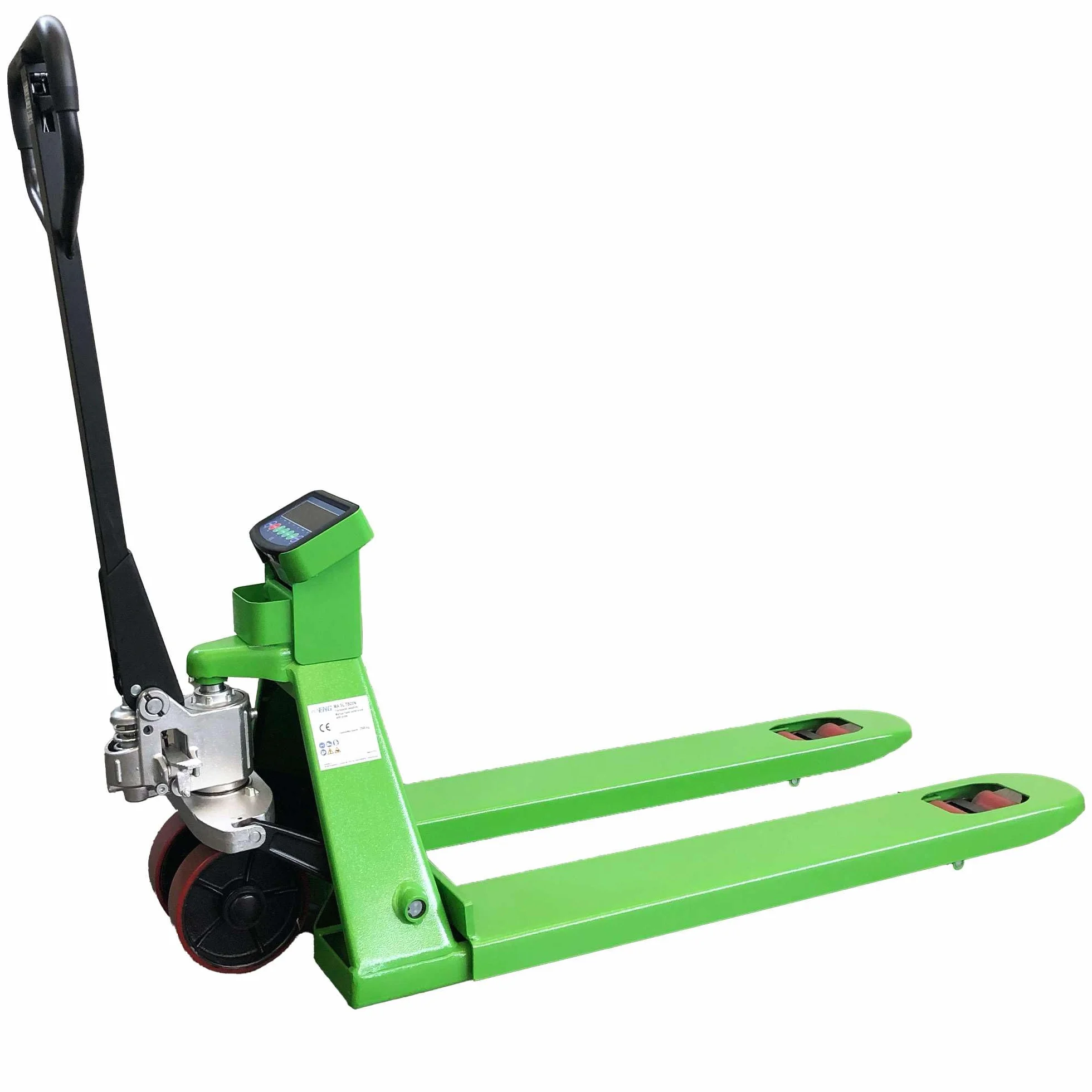 EchoENG Transpallet pesatore sollevatore con bilancia | Portata 2500 kg | Altezza di Sollevamento 120 mm | Ruote in PU | Lunghezza Forche 1150mm MA SL TB20N