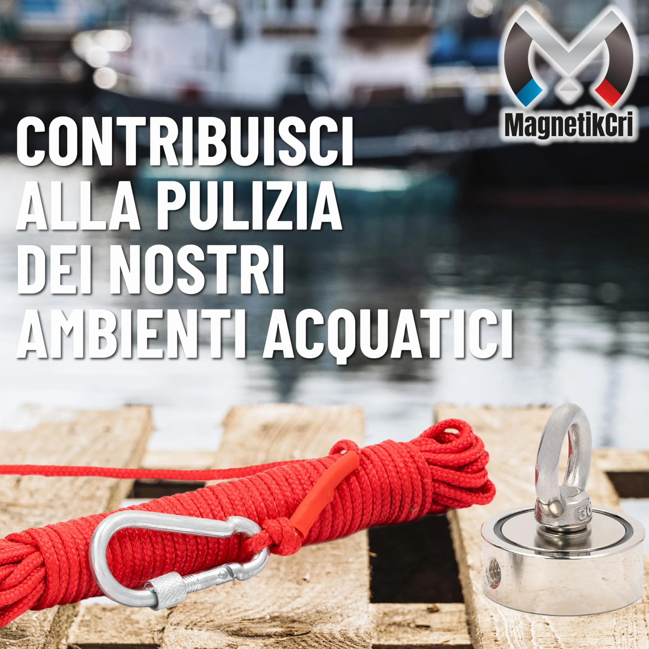 Magneti Neodimio con Protezione in Acciaio Capacità di Carico 100kg