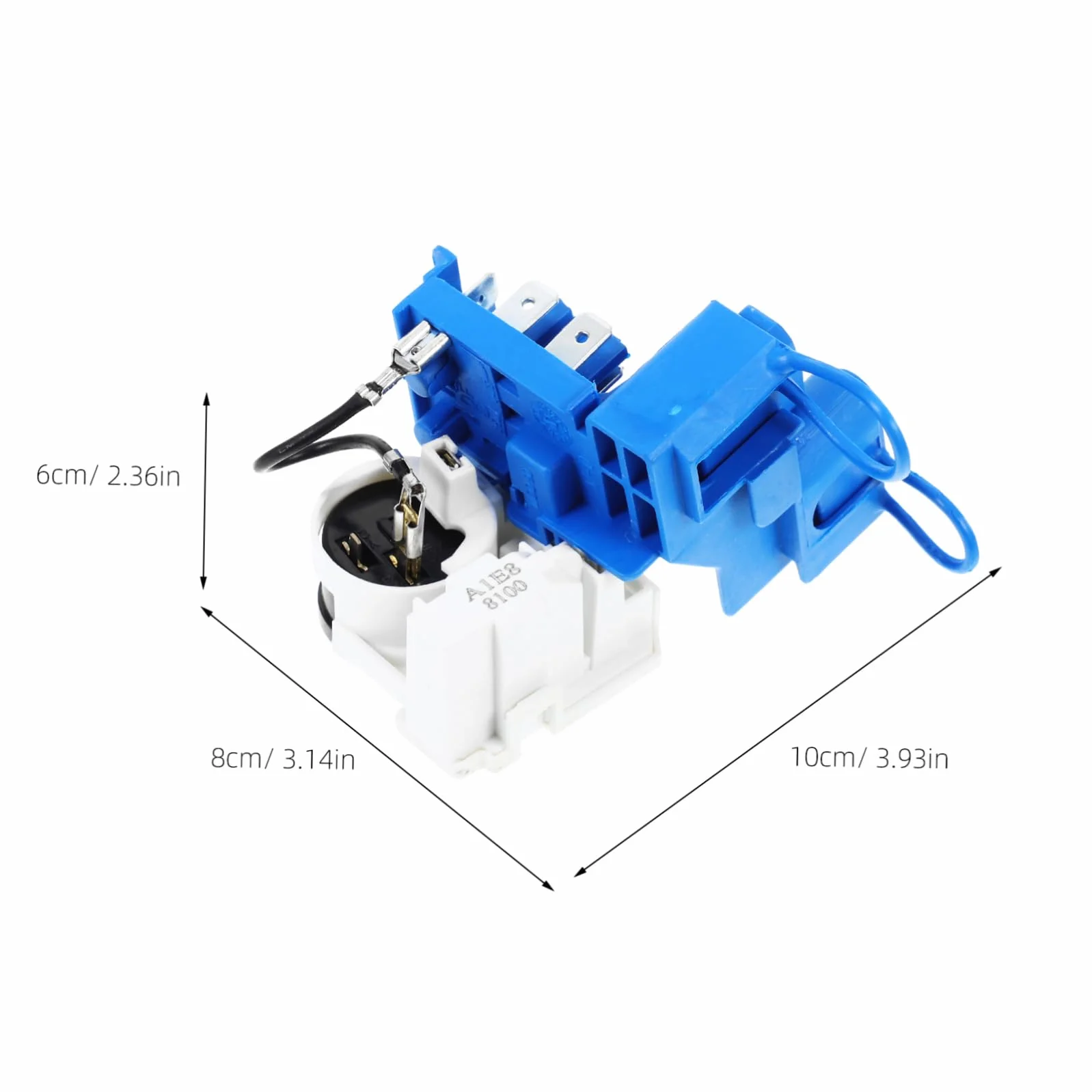 Relè Compressore Frigorifero Stabilità Garantita e Protezione da Sovraccarico Facile Installazione Kit Materiale Plastico e Ferro per Manutenzione Frigorifero