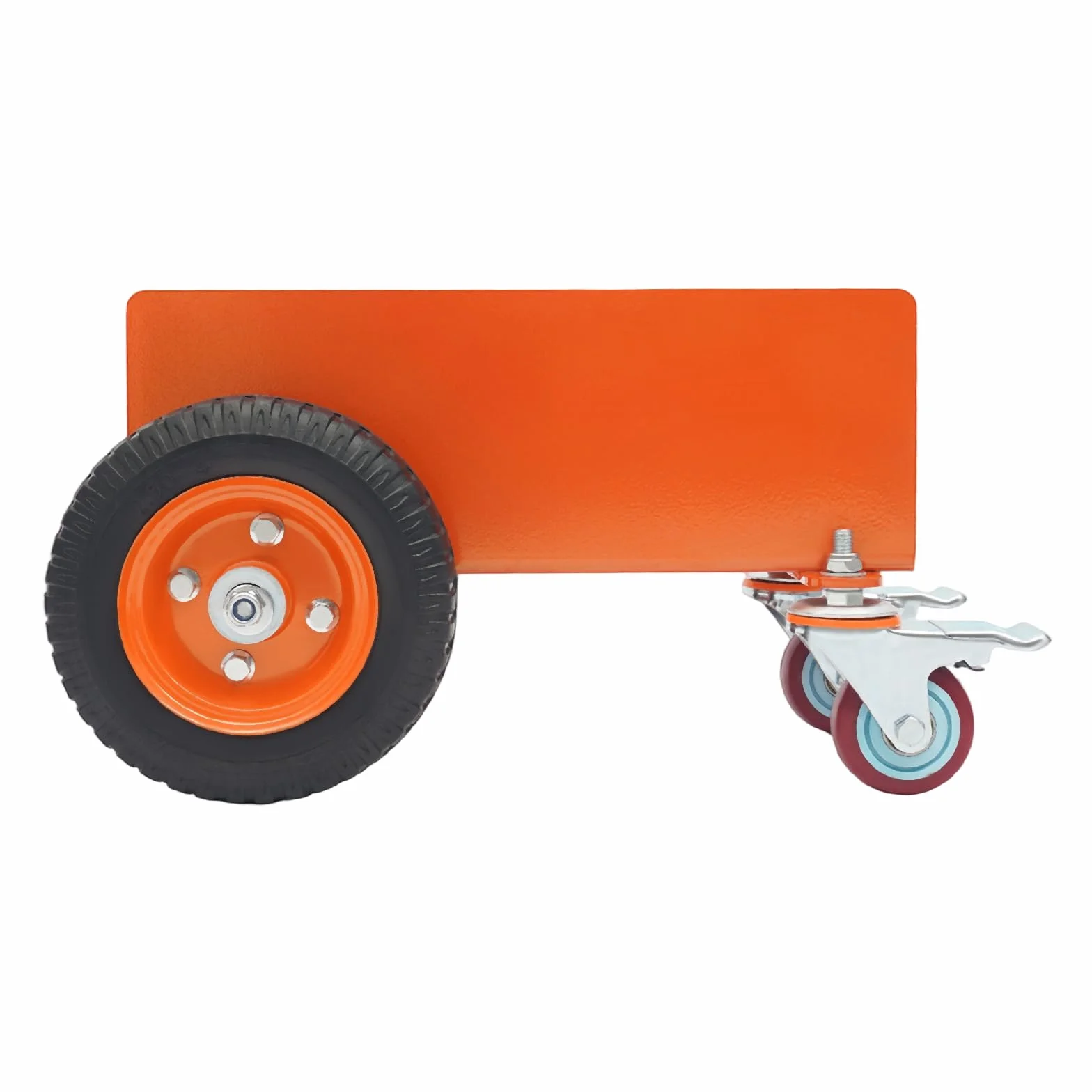 Carrello con morsetto a pannello, 300 kg, capacità di carico, in acciaio, con ruote universali, per cartongesso, 45 x 31,5 x 25,5 cm