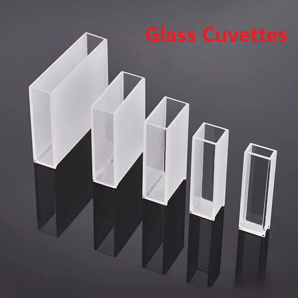 Cuvetta in vetro per spettrofotometro 751/722, percorso ottico 10 mm-50 mm