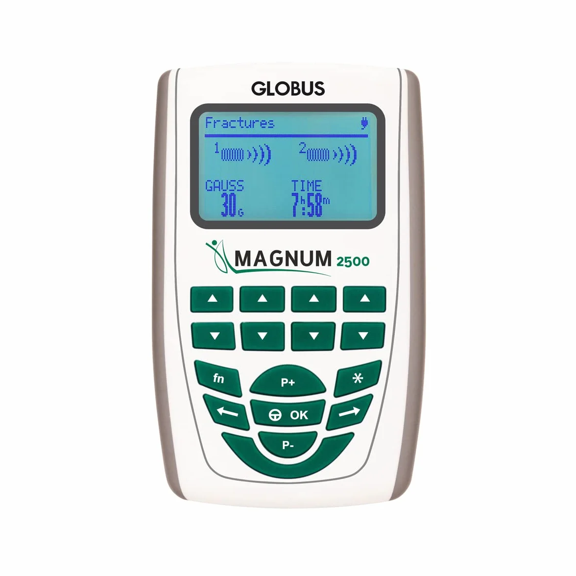 GLOBUS | Magnum 2500 Magnetoterapia Domiciliare ad Alta Potenza, 52 Programmi, Trattamenti Domiciliari, Recupero di Traumi e Fratture, Aiuta la Rigenerazione in caso di Artrosi e Artrite