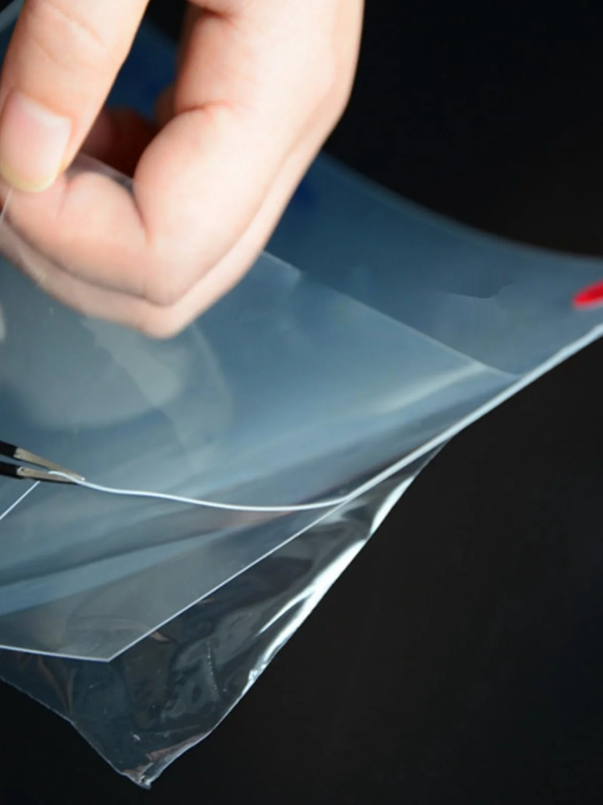 Film in silicone PDMS - Film sottile organico flessibile elastico trasparente a basso modulo for biochip e imballaggi(300x200mmx0.6mm)