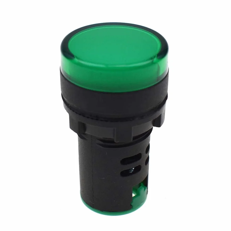 AD16-22D/S LED Indicatore di Alimentazione 22mm Pannello Luce Segnale Verde 48V