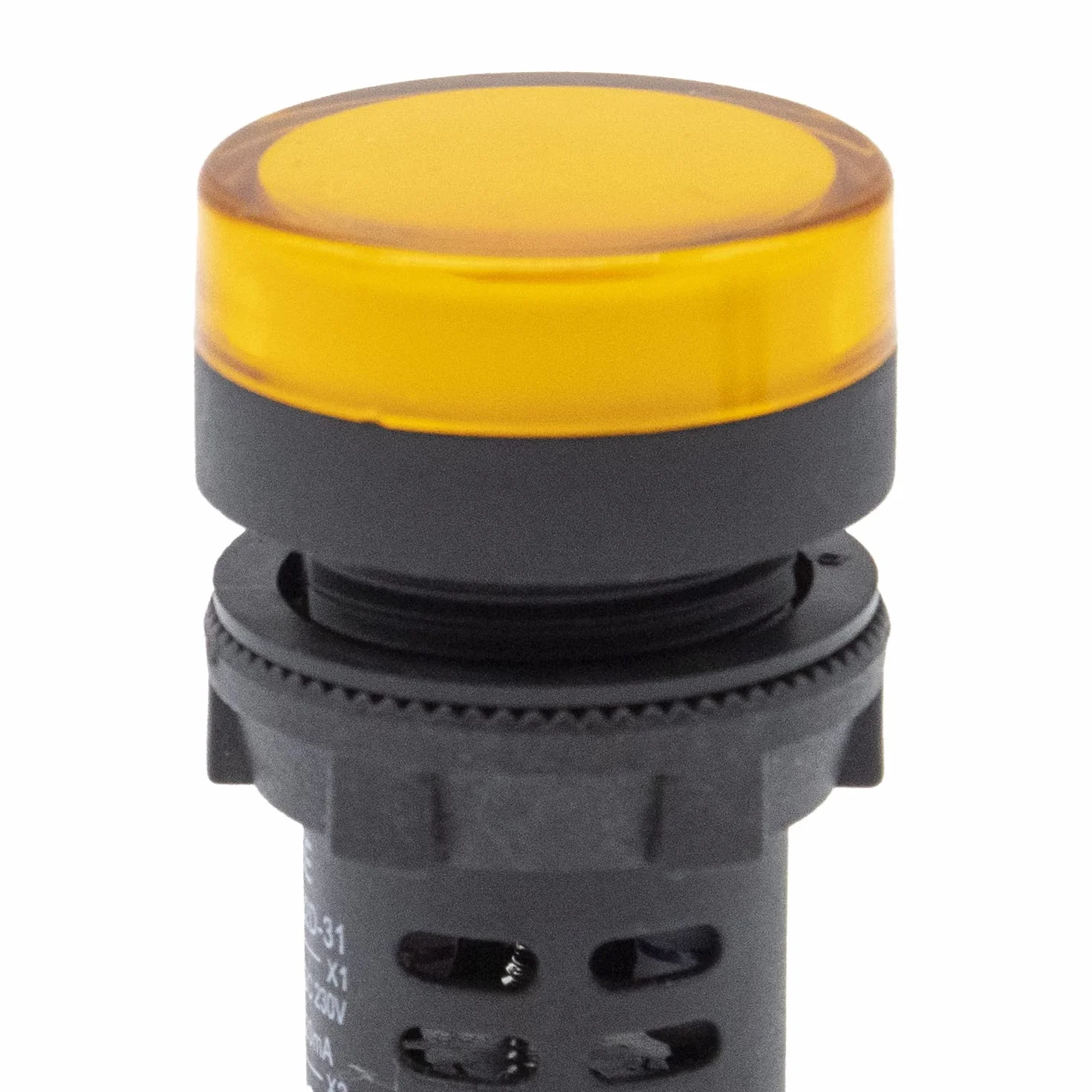 Luce pilota LED 30 mm giallo CABLEPELADO per pannelli di controllo