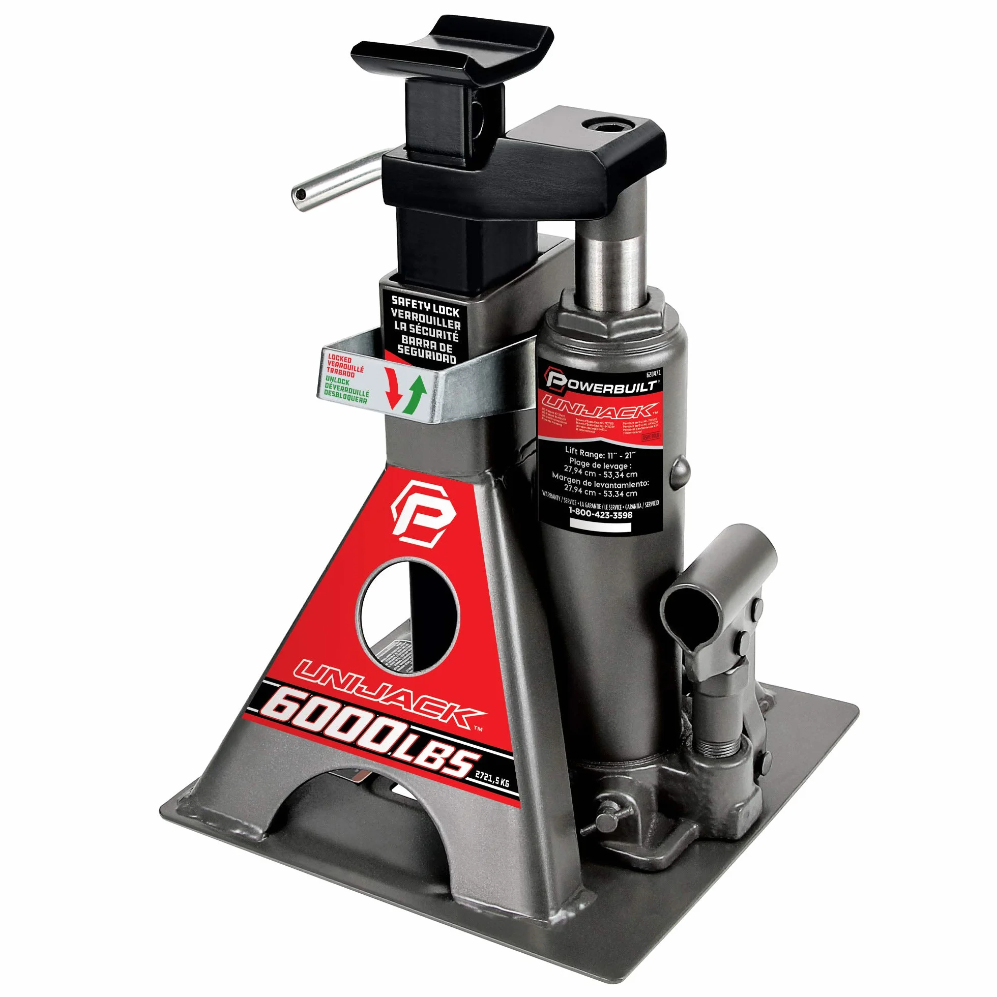 Powerbuilt 6247 Unijack 4 lb. capacità