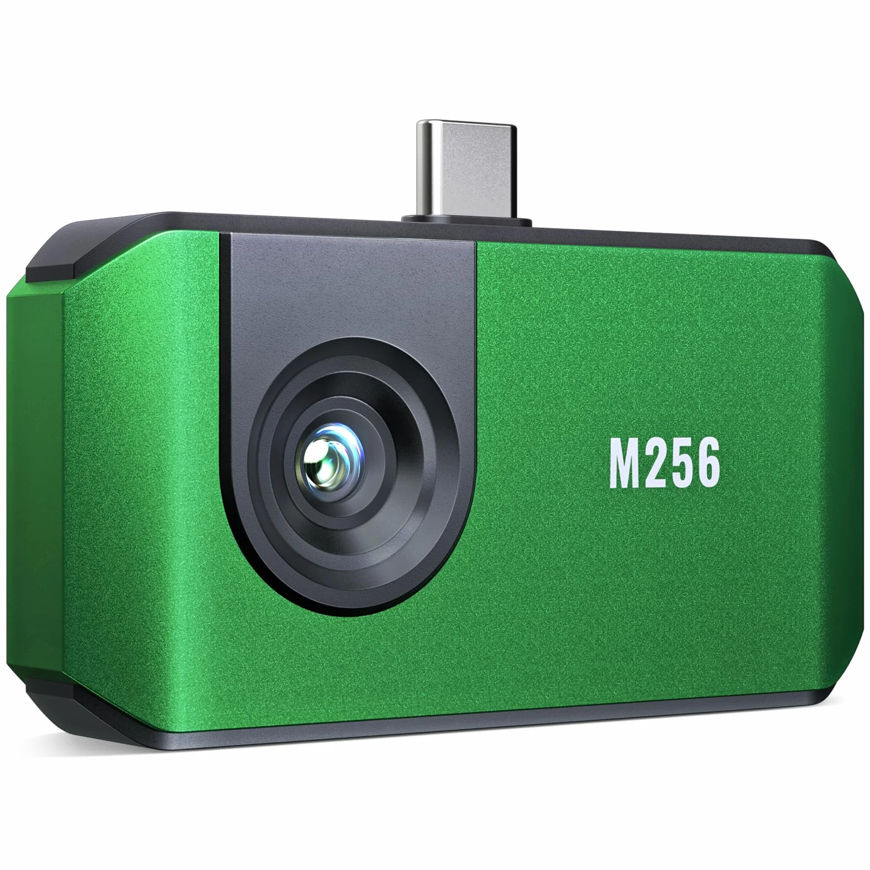 AMPBANK M256 Termocamera Professionale, 512x384 TISR Risoluzione Termocamera Smartphone con Analisi 3D, 25Hz Frequenza Aggiornamento, -20℃ a 450℃, Compatibile con Smartphone e Tablet Android e PC