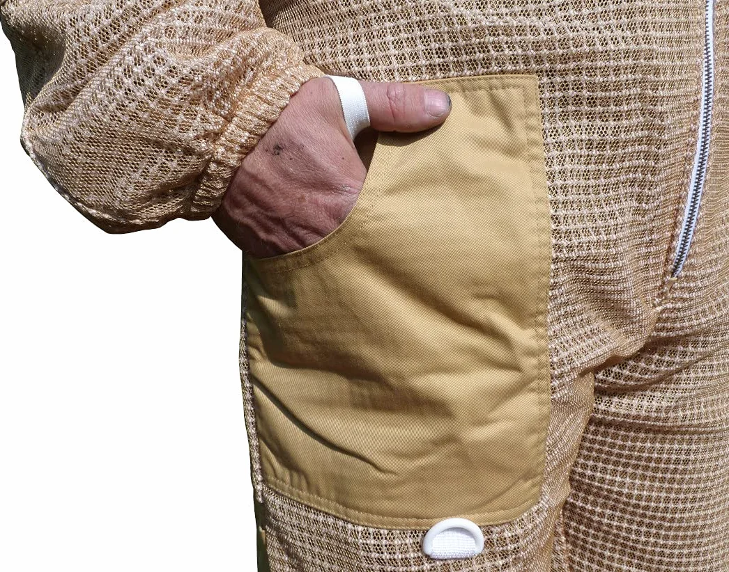 AGS Tuta professionale da apicoltura a tre strati ultra ventilata (3XL)