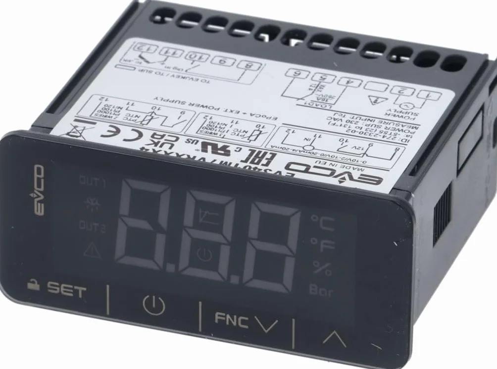TERMOSTATO CONTROLLORE ELETTRONICO EVK411 PTC/NTC/PT100/PT1000