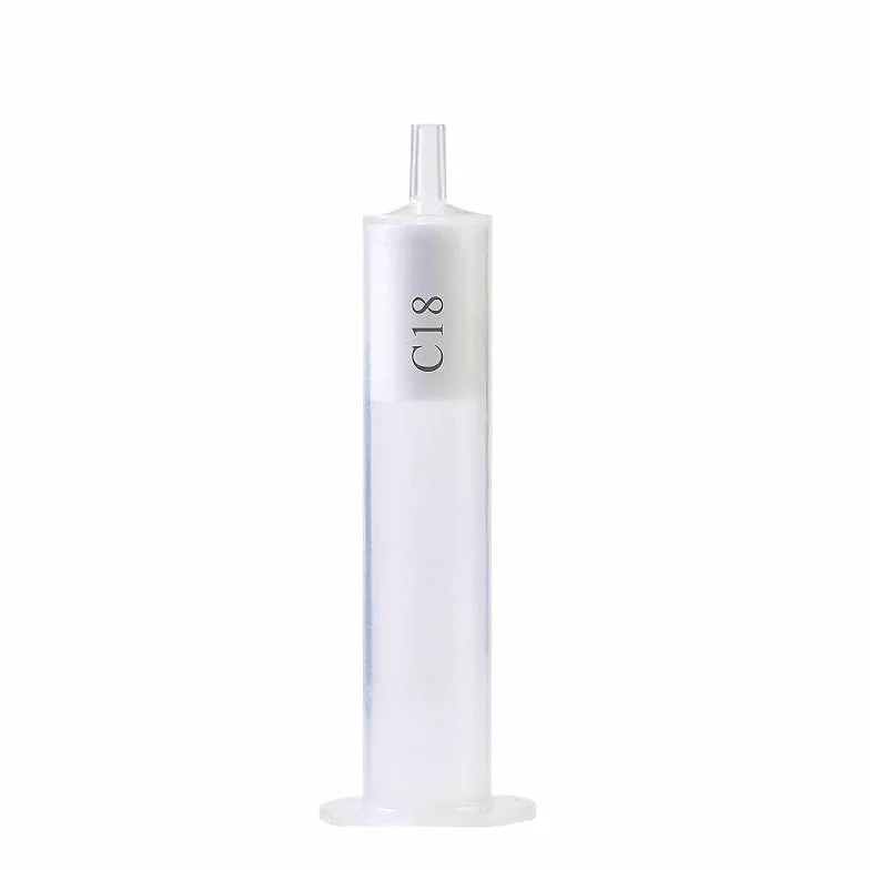Cartuccia C18 SPE Estrazione in fase solida Carbonio 18 Colonna impaccata HPLC 1mL 3mL 6mL 12mL 100mg 20 pezzi