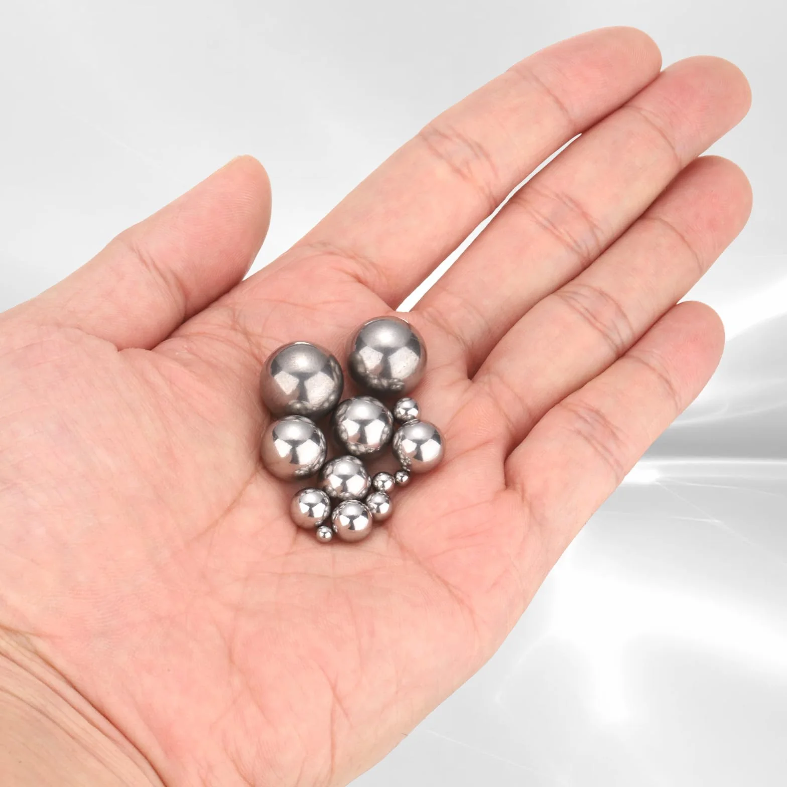 M METERXITY 1000 Sfere In Acciaio Inossidabile 1mm G100 Di Precisione Per Miscelazione Vernici Cuscinetti Bicicletta DIY