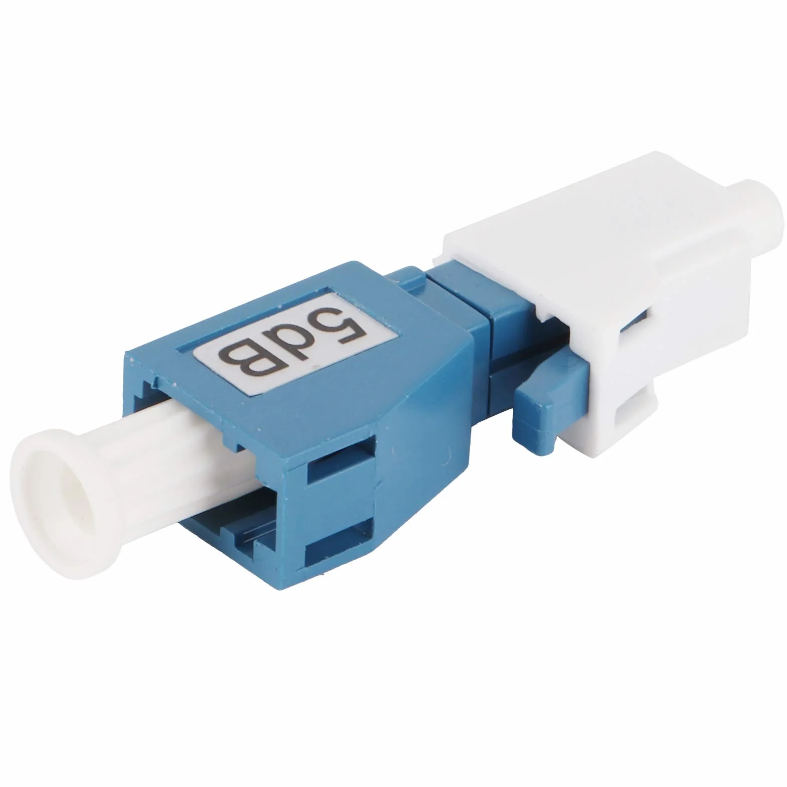 Fafeicy Attenuatore Fibra Ottica Monomodale LC/UPC 5dB Connettore Maschio Femmina Alta Perdita di Ritorno per Reti Telecomunicazioni