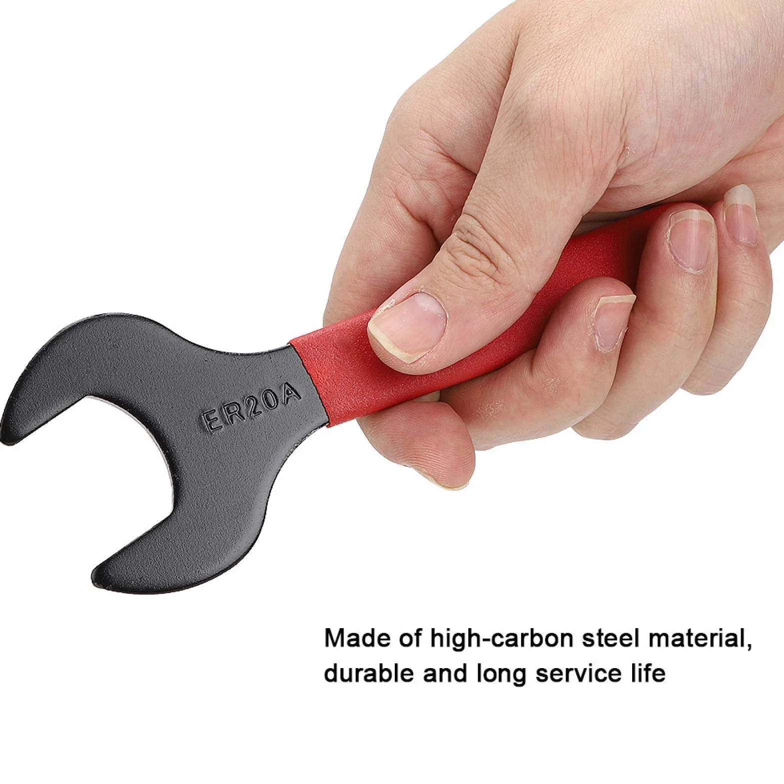 Chiave di tipo A Chuck Spanner ER20 Router Wrench in acciaio ad alto tenore di carbonio