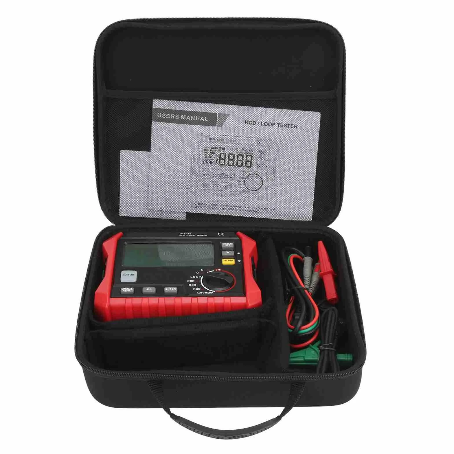 Fafeicy Tester Digitale Per La Resistenza Di Isolamento HT5910, Tester Elettrico Multifunzionale In Materiale ABS Per La Misurazione Del Circuito Di Tensione E Corrente, Ideale Per Elettricisti E
