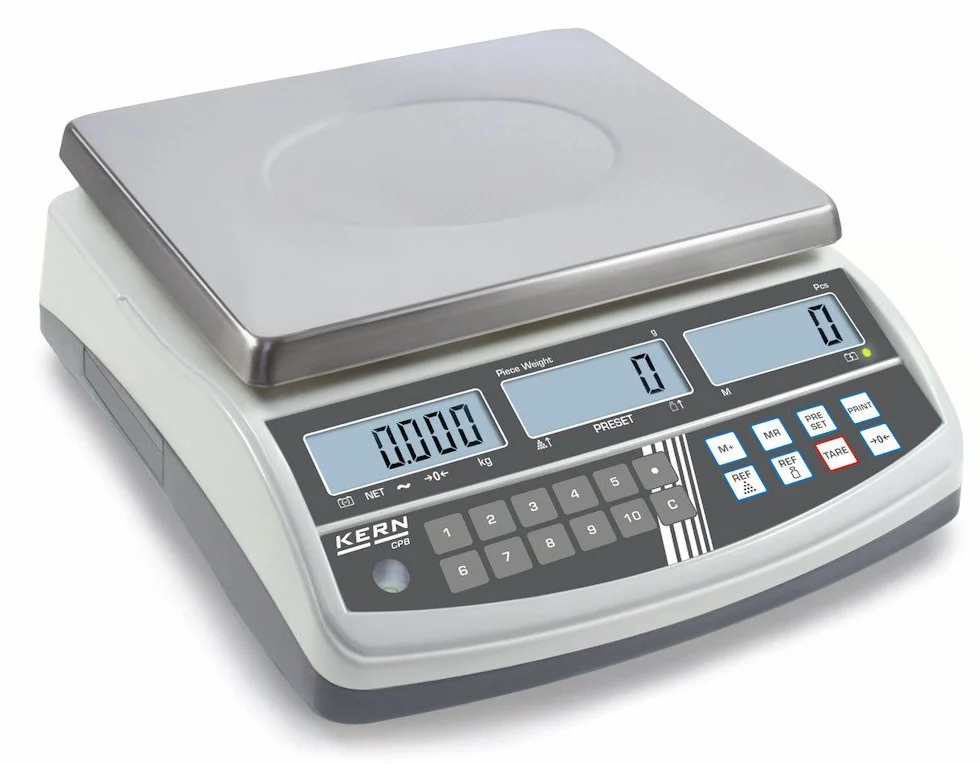 Counting scale - The economical model [Kern CPB 30K0.5N] Counting resolution 60,000 points, Weighing Range [Max]: 30 kg, Readout [d]: 0,5 g