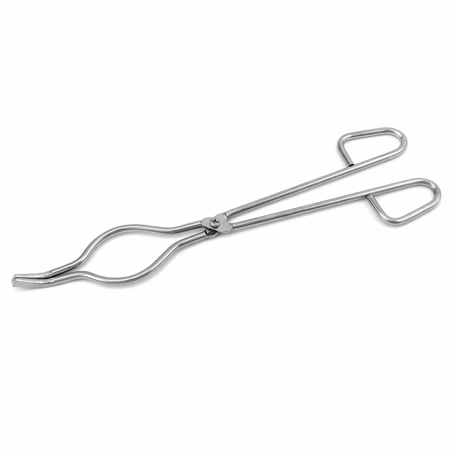 Pinza per crogiolo in acciaio inossidabile 30 cm laboratorio industria