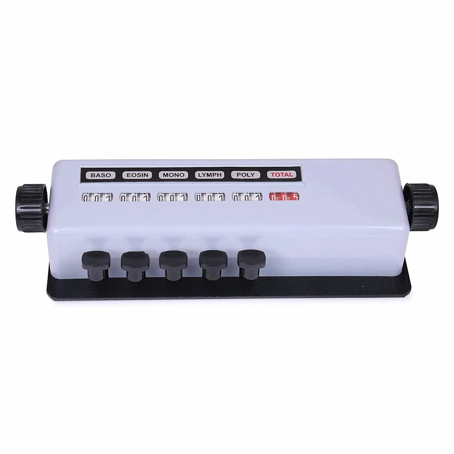 Saini MADICOS Contatore di globuli 5 tasti Usa tutti i microscopio (argento)