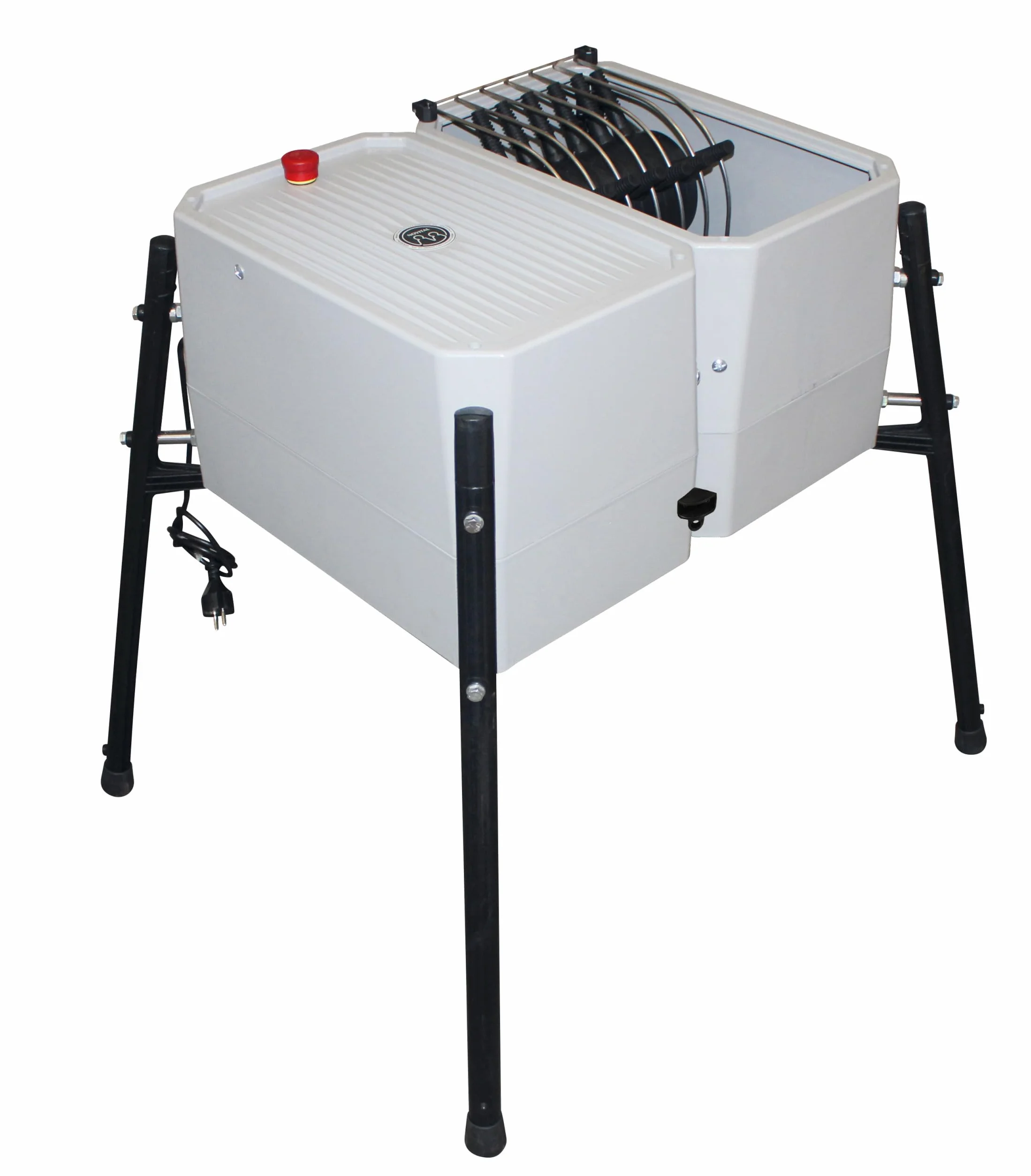 Novital Spiumatrice Spennapolli Esterina in ABS 24 Dita polli con griglia in Acciaio Inox Regolabile