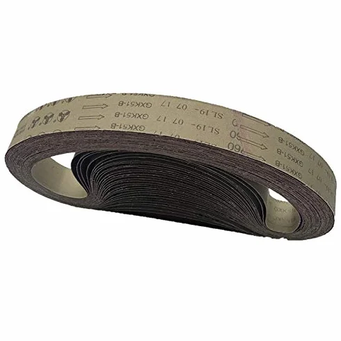 Nastri abrasivi abrasivi P36-240, 1800 x 50 mm, 5 pezzi, accessori per smerigliatrice da grana grossa a fine