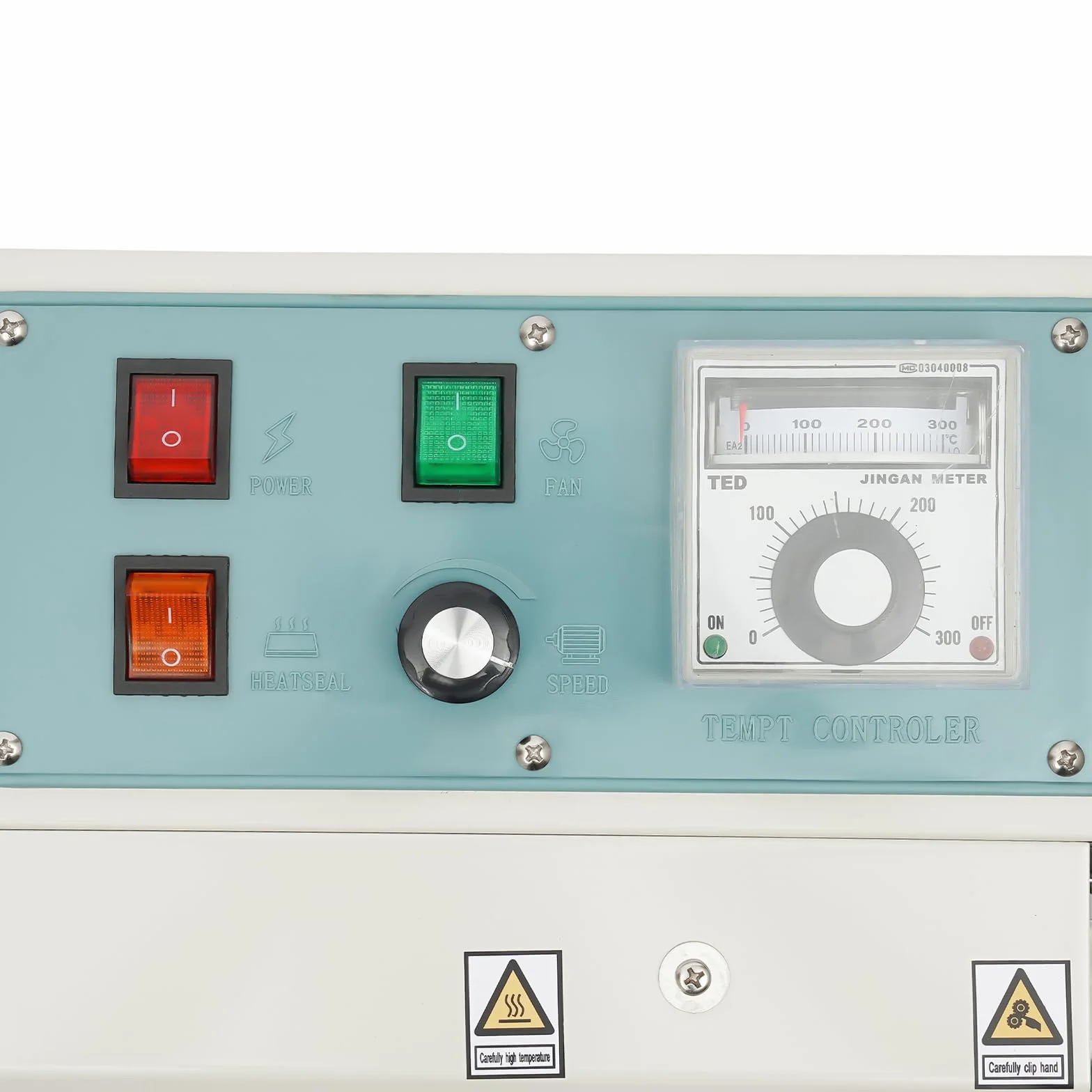 Sigillatrice automatica, FR-900, sigillatrice continua 0-300 ℃, per sacchetti di alluminio spessi 0,02-0,8 mm, sacchetti di plastica, sacchetti di carta kraft