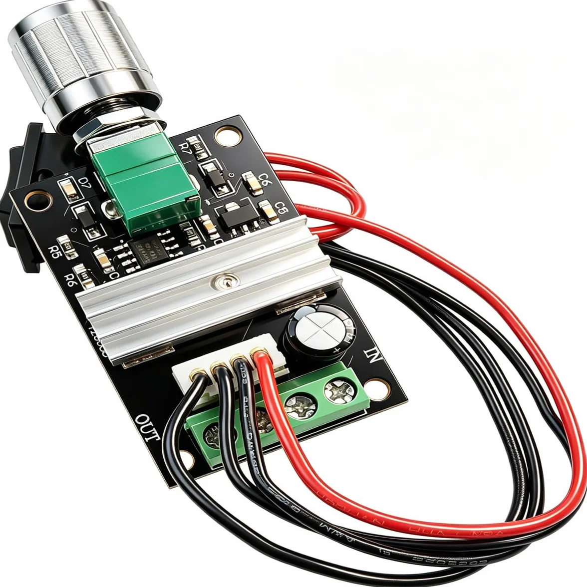 Gebildet 1pcs 6V-28V 3A 80W DC Velocità del motore Controller(PWM),DC Scheda di Controllo del Motore,Driver motore reversibile regolabile interruttore