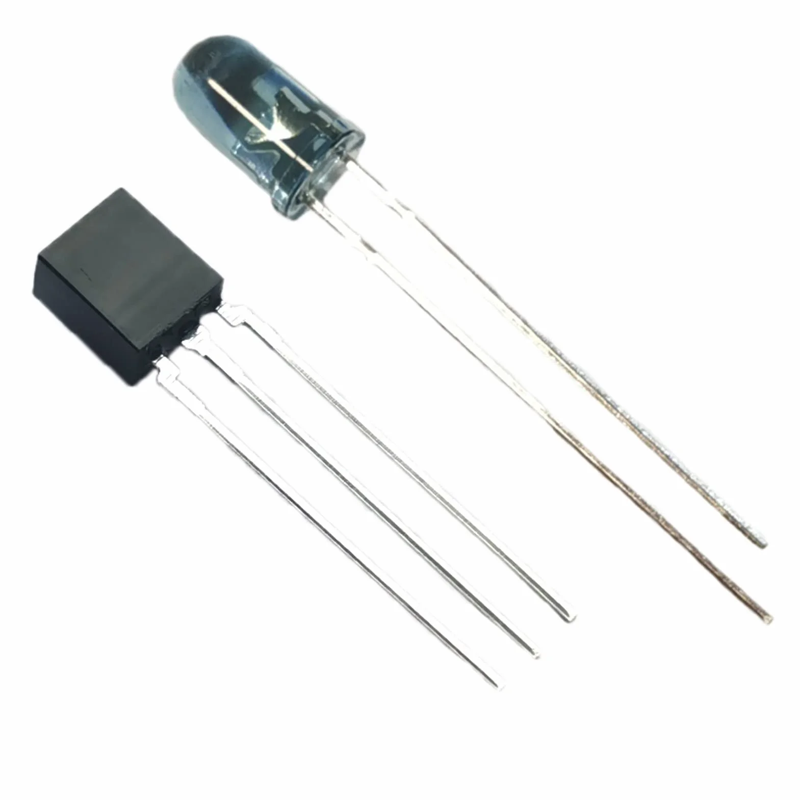 10 moduli ricevitore IR (5 pezzi TSOP38238+5 pezzi TSAL6200) e ad alta potenza a infrarossi diodo emettitore 5 mm 940 nm.