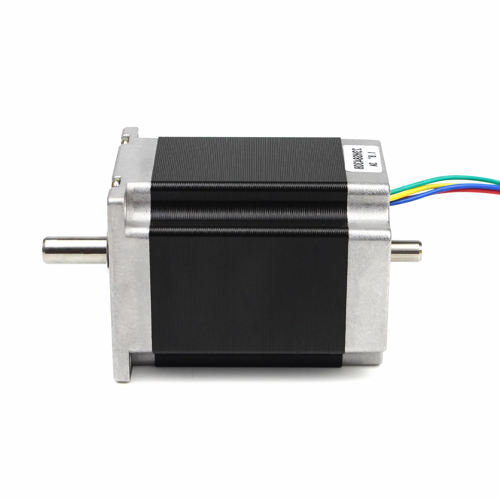 RATTMMOTOR Motore passo-passo Nema 23, motore stepper, a doppia gamba, 4 fili, 3 A, 1,8 Nm, 2 fasi, 1,8 gradi, 57 x 57 x 76 mm, 4 fili per stampante 3D/fresatrice CNC (23HS8430B)