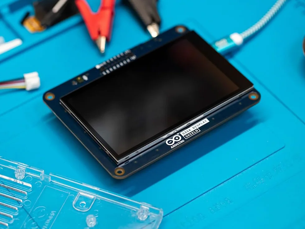 GIGA Display Shield [ASX00039] - Display Shield per progetti Arduino GIGA, ideale per la visualizzazione di dati e interfacce utente interattive