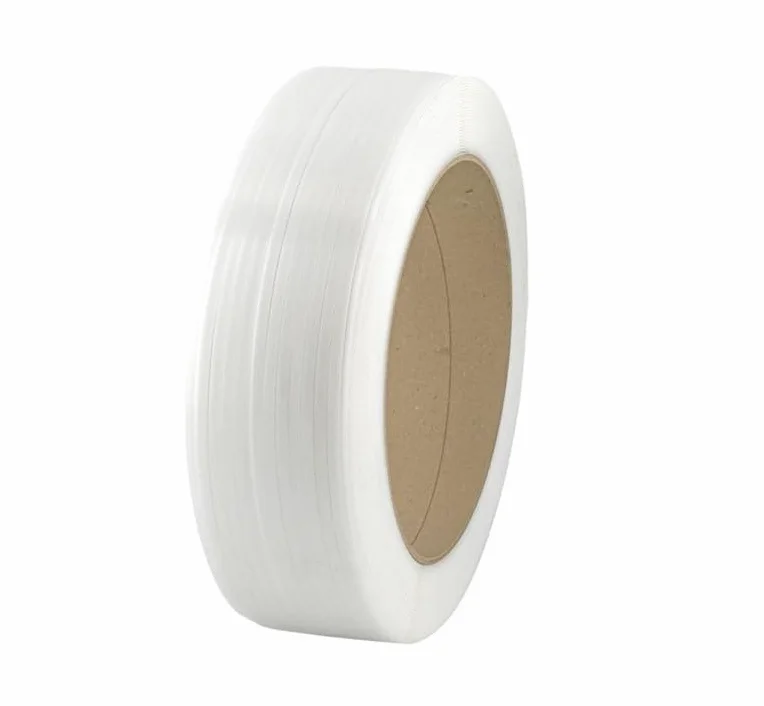 Bobina Reggia Grande Reggetta Colore Bianco per imballaggio in polipropilene PPL 12x0,7 in rotolo da 2750 mt (foro 392 mm)